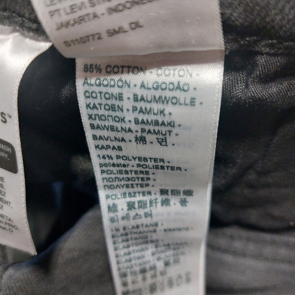 Levi's women's ribcage straight ankle jeans 16w Washed Black Classic Timeless - Picture 16 of 16